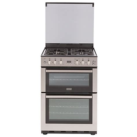 stoves sfg60dop fanned gas cooker stainless steel